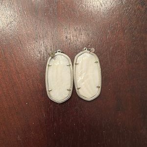 Kendra Scott white earrings